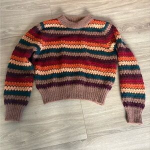 The Westside Sweater Tessa Multicolored Stripe XS